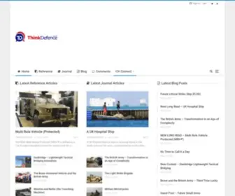 Thinkdefence.co.uk(Think Defence) Screenshot