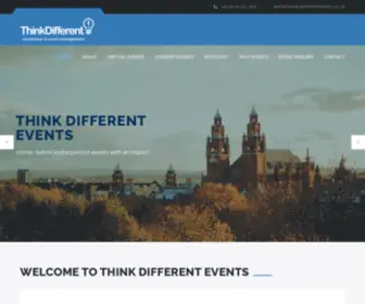 Thinkdifferentevents.co.uk(Think Different Events) Screenshot