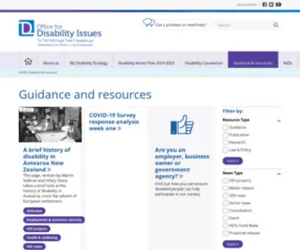 Thinkdifferently.org.nz(Guidance and resources) Screenshot