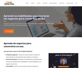 Thinkdigital.academy(Cursos y Diplomados de Marketing Digital) Screenshot