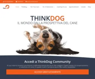 Thinkdog.it(ThinkDog-Istituto di Zooantropologia Applicata) Screenshot