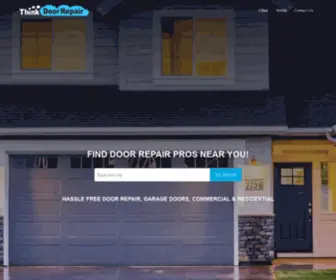 Thinkdoorrepair.com(Think Door Repair) Screenshot