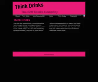 Thinkdrinks.fi(The Soft Drinks Company) Screenshot