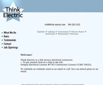 Thinkelectric.org(Think Electric) Screenshot