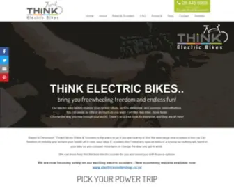 Thinkelectricbikes.co.nz(Electric Scooters Auckland) Screenshot