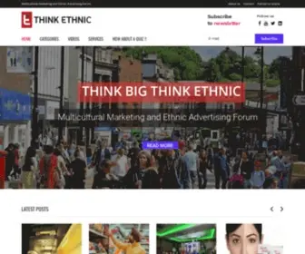 Thinkethnic.com(Think Ethnic) Screenshot