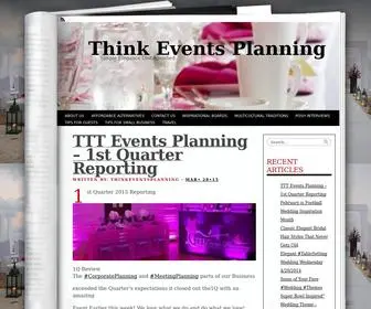 Thinkeventsplanning.com(Think Events Planning) Screenshot