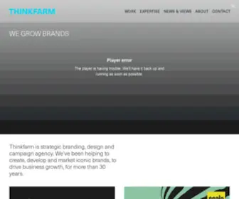 Thinkfarm.co.uk(Strategic Brand Consultants) Screenshot
