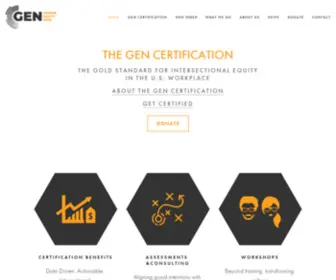 Thinkgen.org(Gender Equity Now) Screenshot