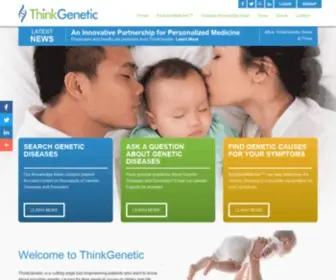 Thinkgenetic.com(Home) Screenshot
