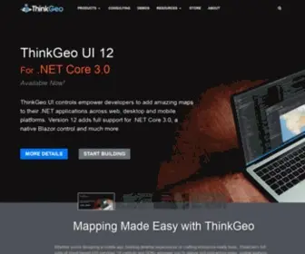 Thinkgeo.com(GIS Mapping Software) Screenshot