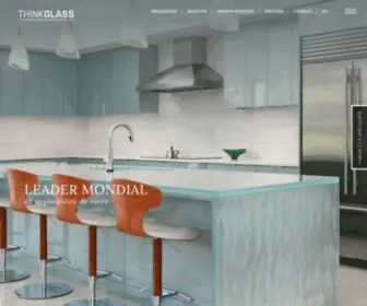 Thinkglass.com(Leader mondial en projets architecturaux de verre) Screenshot