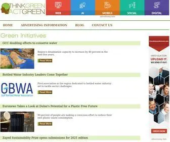 Thinkgreenactgreen.org(Think Green Act Green) Screenshot