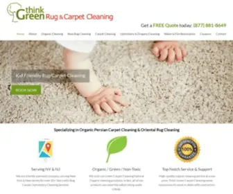 Thinkgreencarpets.com(Rug Cleaning NYC) Screenshot