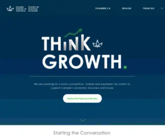 Thinkgrowth.ca(The current taxation system) Screenshot