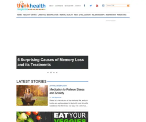 Thinkhealthmag.com(Think Health Magazine) Screenshot