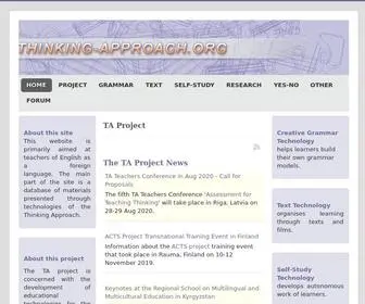 Thinking-Approach.org(TA Project) Screenshot