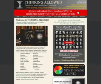 Thinkingallowed.com(A national public television series and extensive video library) Screenshot