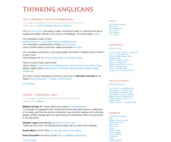 Thinkinganglicans.org.uk(Thinking Anglicans) Screenshot