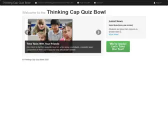 ThinkingcapQuizbowl.com(ThinkingcapQuizbowl) Screenshot