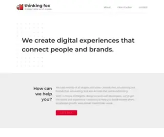 Thinkingfox.com(Digital strategy) Screenshot