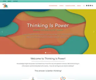 Thinkingispower.com(Thinking Is Power) Screenshot