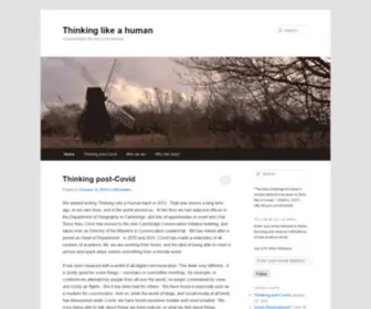 Thinkinglikeahuman.com(Thinking like a human) Screenshot