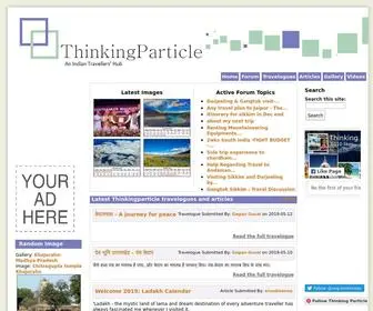 Thinkingparticle.com(An India Traveler's Hub) Screenshot