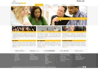 Thinkingstorm.com(Online tutoring) Screenshot