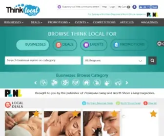 Thinklocal.com.au(Think Local) Screenshot