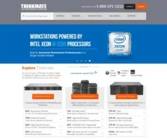 Thinkmate.com(Server, Workstation & OEM Solutions) Screenshot