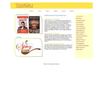 Thinkncolor.com(Think n Color Marketing and Advertising Agency) Screenshot