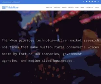 Thinknowresearch.com(Discover Cultural Drivers I ThinkNow) Screenshot