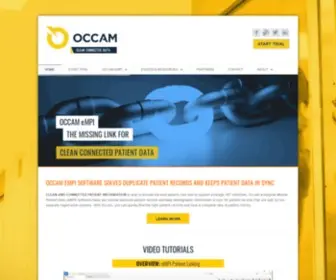 Thinkoccam.com(Occam) Screenshot