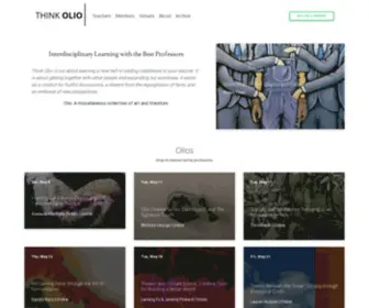 Thinkolio.org(Our core belief) Screenshot