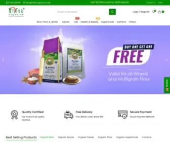 Thinkorganics.co.uk(The best online grocery store in United Kingdom. Think Organics) Screenshot