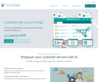 Thinkowl.com(Customer Service Software) Screenshot