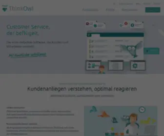 Thinkowl.de(Kundenservice Software auf Basis von KI) Screenshot