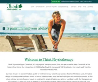 Thinkphysiotherapy.ca(Think Physiotherapy) Screenshot