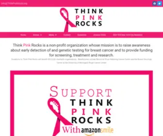 Thinkpinkrocks.org(Think Pink Rocks Org) Screenshot