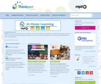 Thinkport.org(Leaders in Educational Products) Screenshot