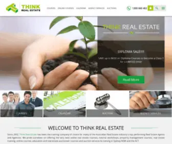 Thinkrealestate.net.au(Think Real Estate Courses & Online Real Estate Agent Courses) Screenshot