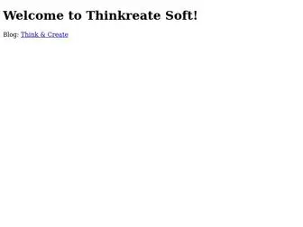 Thinkreatesoft.net(Thinkreate Soft) Screenshot