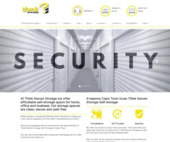 Thinksecure.co.za(Providing secure self) Screenshot