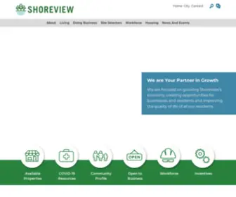 Thinkshoreview.com(City of Shoreview) Screenshot