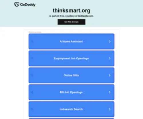 Thinksmart.org(Thinksmart) Screenshot