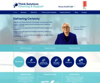 Thinksolutionscleaning.com.au(Think Solutions Cleaning) Screenshot