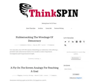 Thinkspin.com(Think Spin) Screenshot