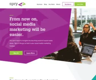 Thinkspry.com(Spry) Screenshot