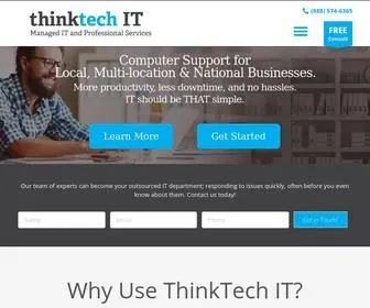 Thinktechit.com(Managed IT Services & IT Support) Screenshot